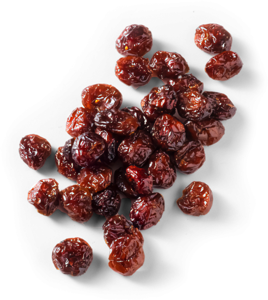 Rich Dried Cranberries: Vibrant Texture on Black Wallpaper Background