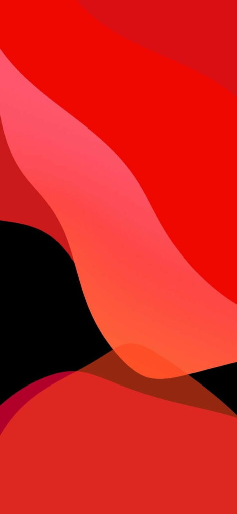 Miui: Red and Black Abstract HD Phone Wallpaper Background