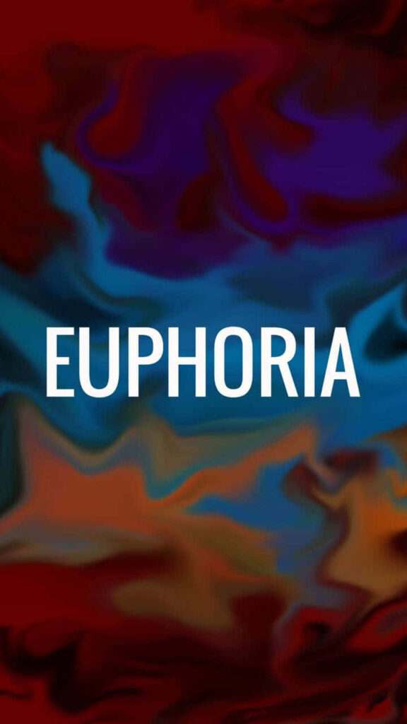 Vibrant Euphoria Inspired Wallpaper: Colorful Abstract Background