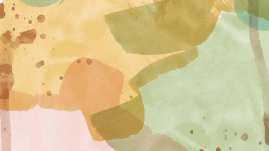 Vibrant Abstract Shapes Wallpaper in Soft Earthy Tones