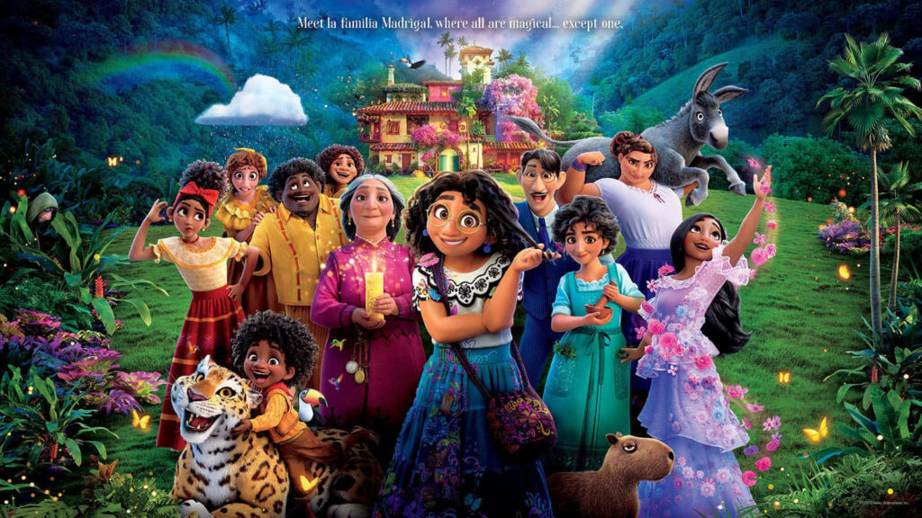 Enchanting Encanto Wallpaper: Vibrant Madrigal Family Background