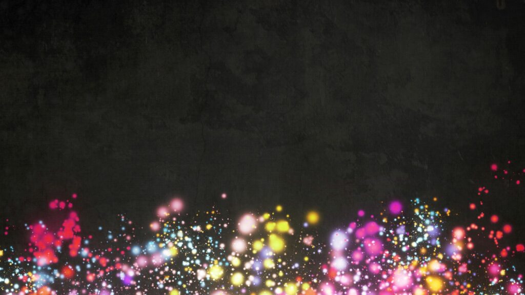 Vibrant Colorful Spots on Dark Textured Background Wallpaper