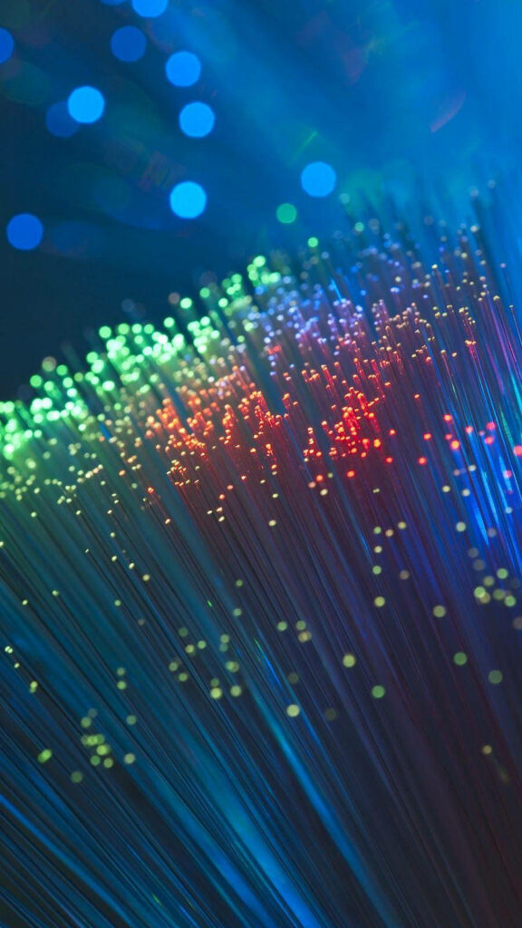 Futuristic Fiber Optic Wallpaper for Samsung Galaxy S7 Edge