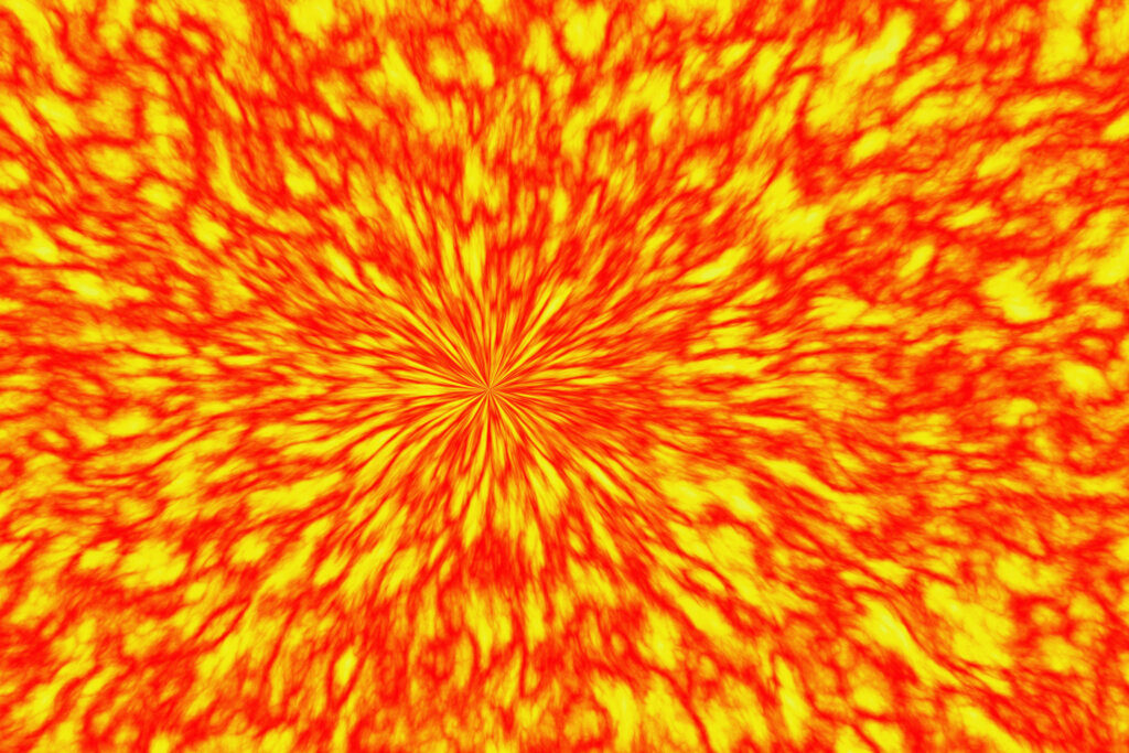 Dynamic Fiery Red & Yellow Textured Wallpaper Background Design