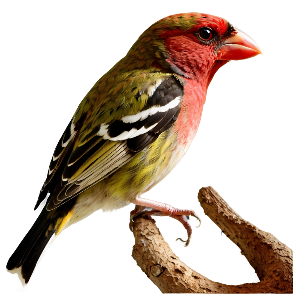 Vibrant Finch Wallpaper: Colorful Bird on a Branch