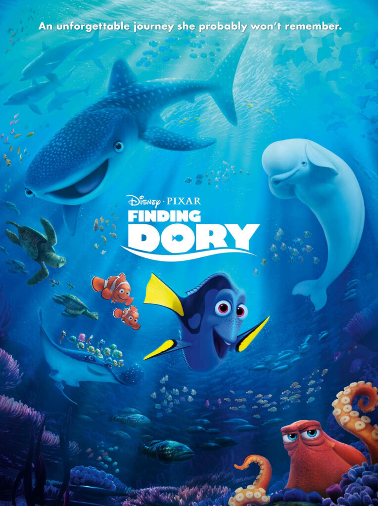 Vibrant Finding Dory Wallpaper: Ocean Creatures & Marine Life