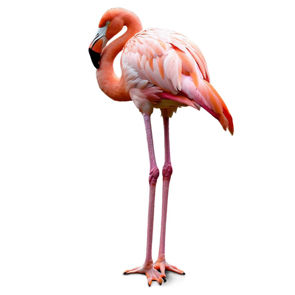 Vibrant Flamingo Wallpaper: Graceful Bird with Blurred Background