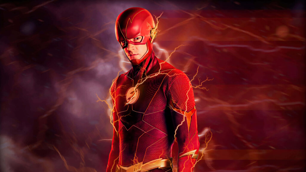Electrifying Barry Allen Wallpaper: The Flash in Action