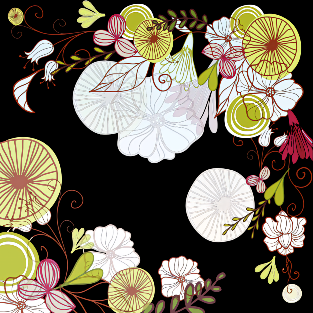 Vibrant Abstract Floral Wallpaper for Elegant Backgrounds