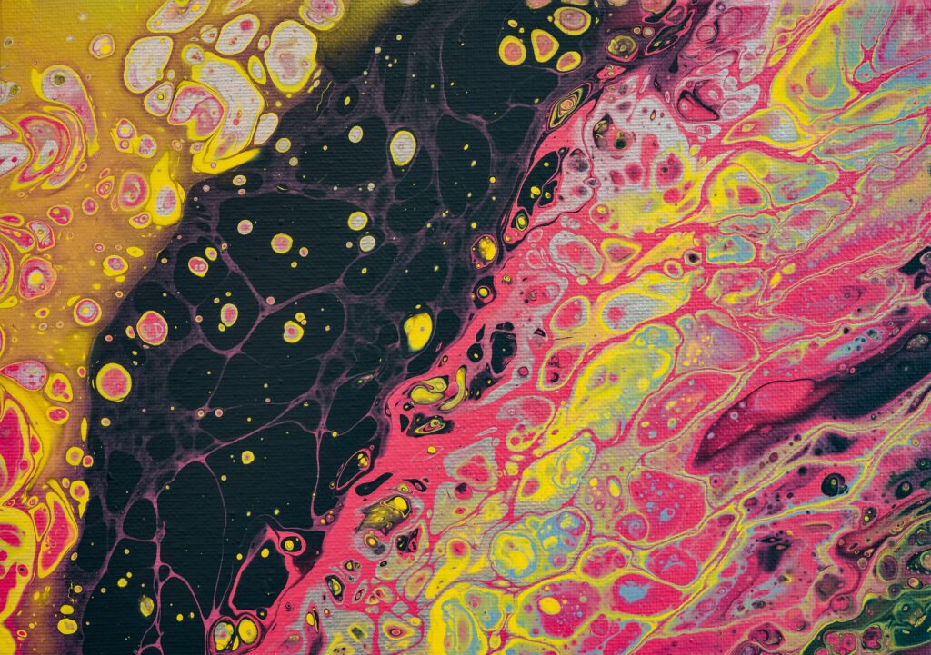 Vibrant Fluid Art Wallpaper: Mesmerizing Colorful Abstract Background