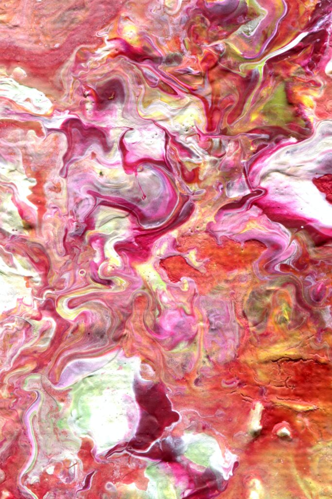 Dynamic Fluid Art Wallpaper: Mesmerizing Multi-Colored Background