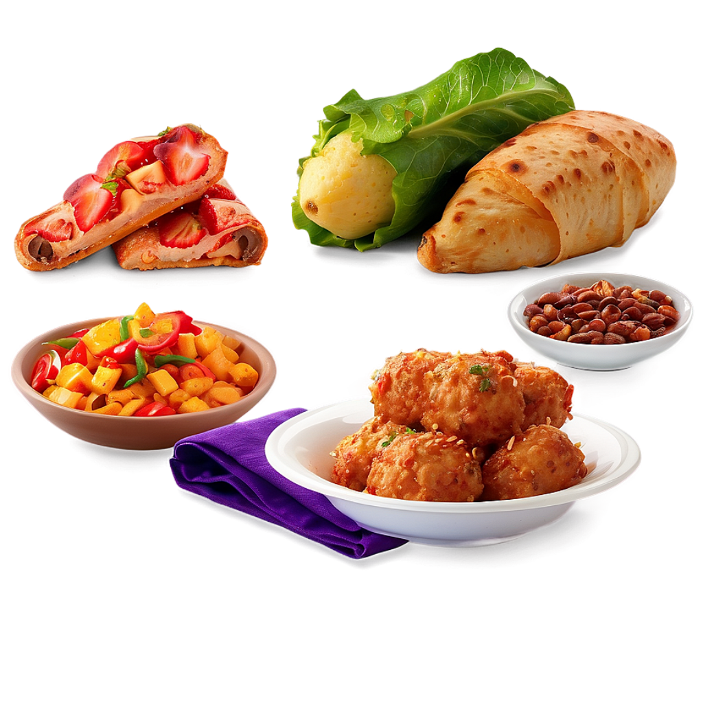 Delicious Culinary Wallpaper: Fresh Pastries & Savory Dishes