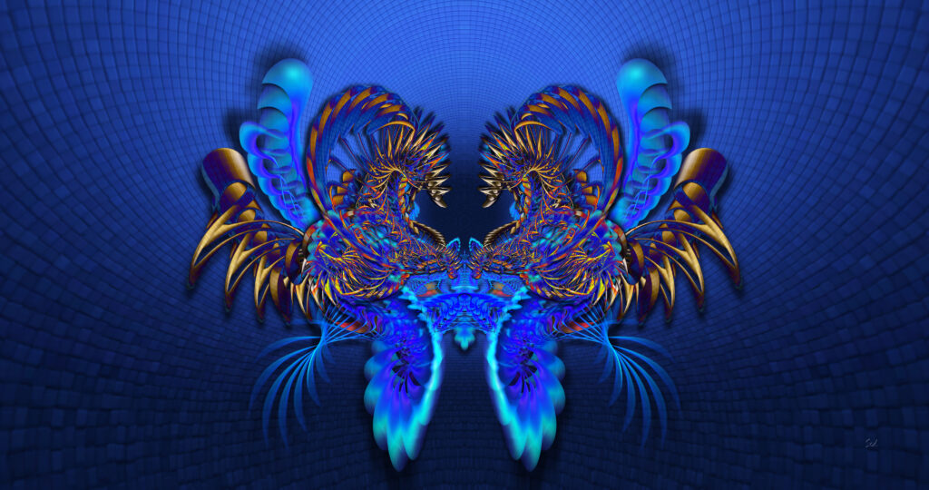 Vibrant Fractal Pattern Wallpaper: Stunning Abstract Background