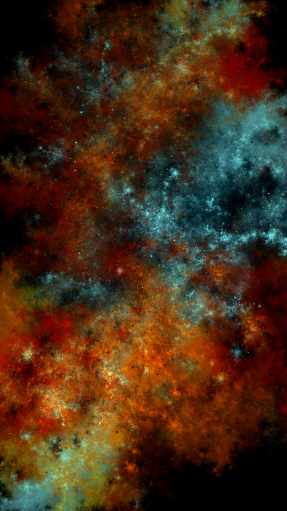 Vibrant Fractal Wallpaper: Cosmic Colors & Radiant Patterns