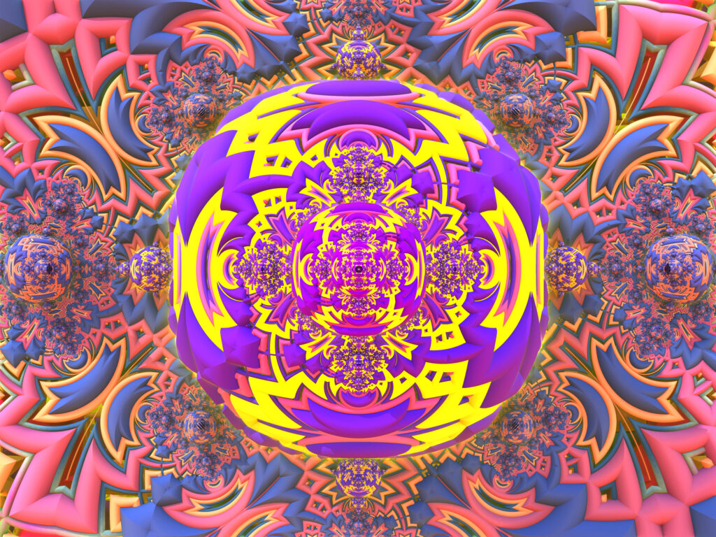Colorful Fractal Wallpaper: Mesmerizing Abstract Design Background