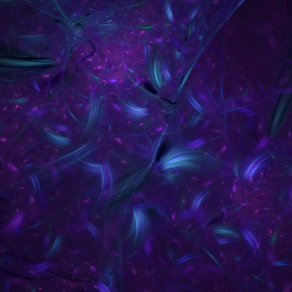 Vibrant Fractal Wallpaper: Abstract Purple & Blue Light Patterns