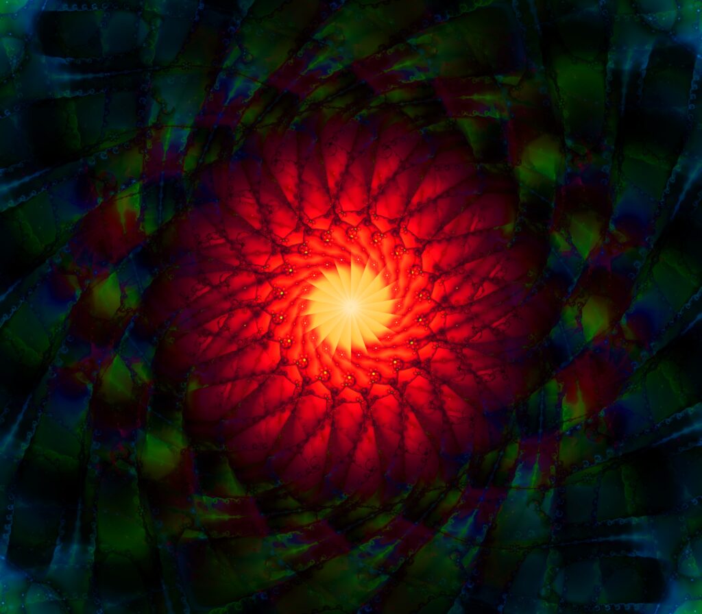 Vibrant Abstract Fractal Wallpaper: Mesmerizing Colorful Background