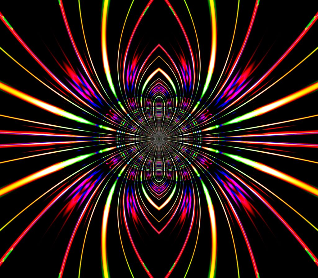 Vibrant Fractal Design Wallpaper - Mesmerizing Background Art