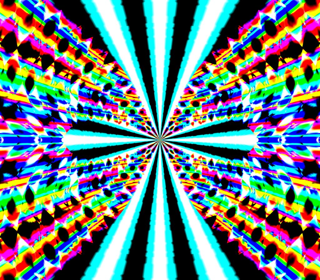 Vibrant Fractal Wallpaper: Mesmerizing Abstract Kaleidoscope Background