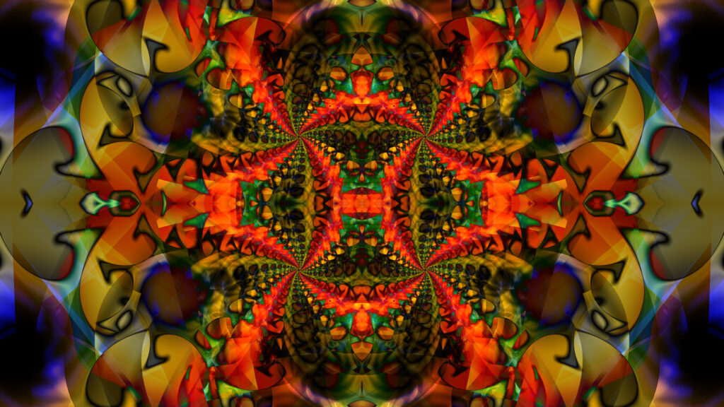 Colorful Fractal Wallpaper: Mesmerizing Abstract Background Design