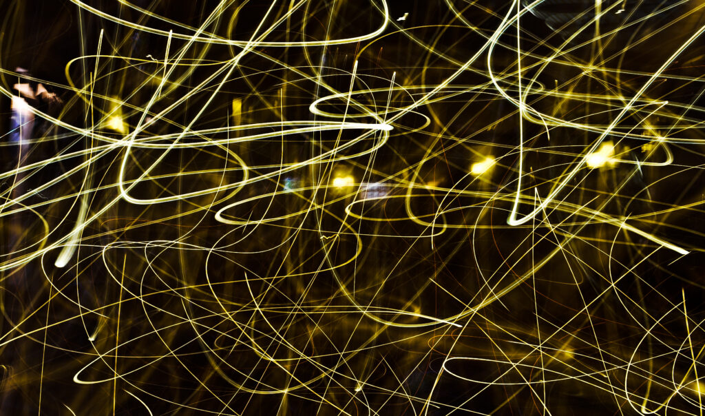 Vibrant Freezelight Art Wallpaper - Intricate Long Exposure Design