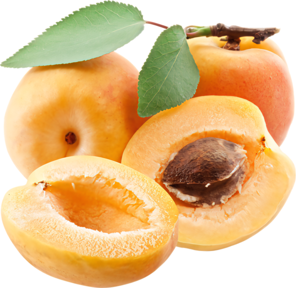 Fresh Apricots Wallpaper: Vibrant Fruits & Natural Green Leaves