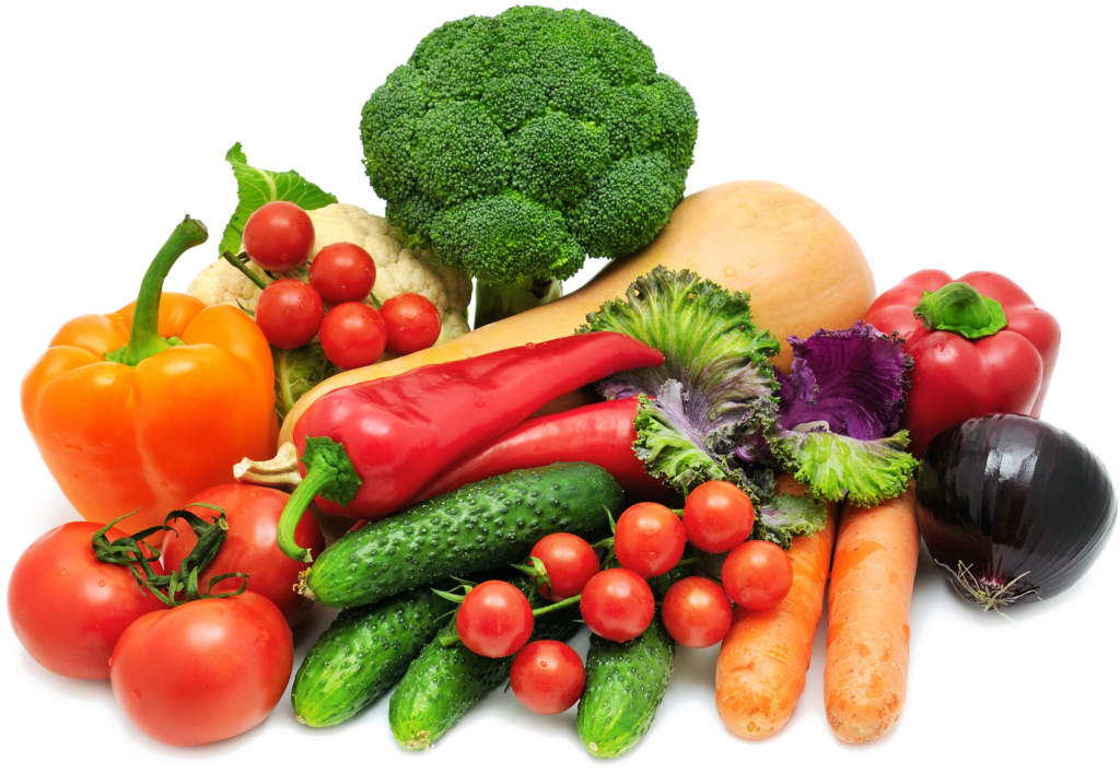 Vibrant Fresh Vegetables Wallpaper: Healthy Eating Inspiration