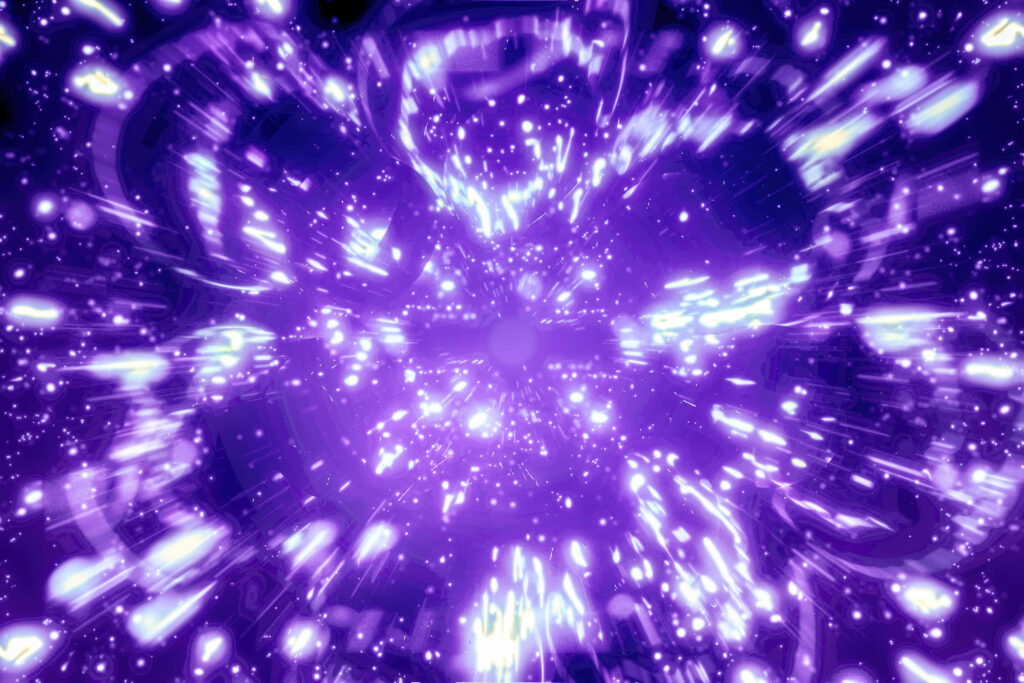 Vibrant Galactic Energy Wallpaper: Dynamic Abstract Background
