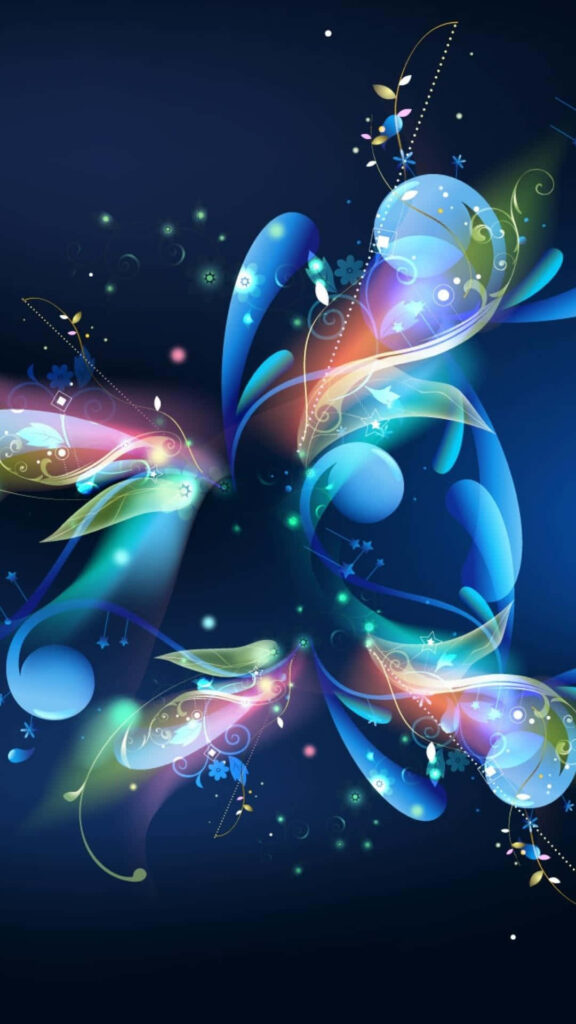 Vibrant Galaxy-Inspired 3D Wallpaper: Mesmerizing Abstract Background