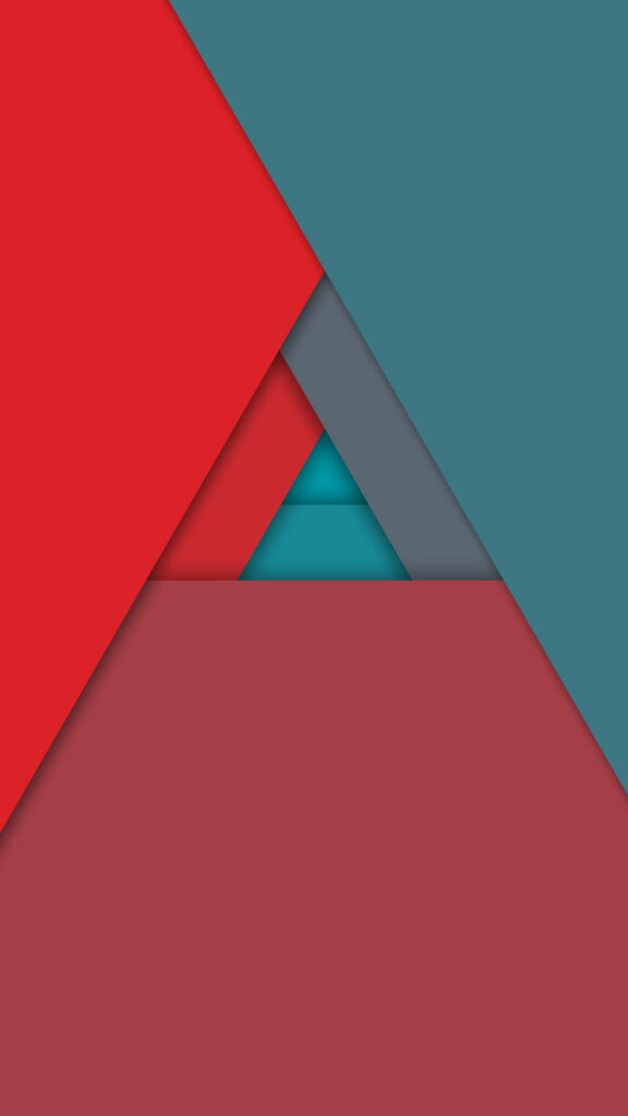 Vibrant Geometric Wallpaper for Samsung Galaxy S4 - Red & Blue Design
