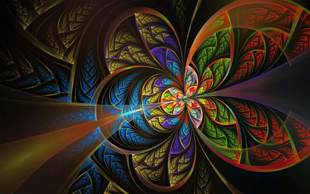 Vibrant Geometric Abstract Wallpaper: Stunning Colorful Background