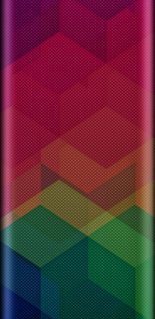 Vibrant Geometric Rainbow Blocks Wallpaper for Samsung Full HD