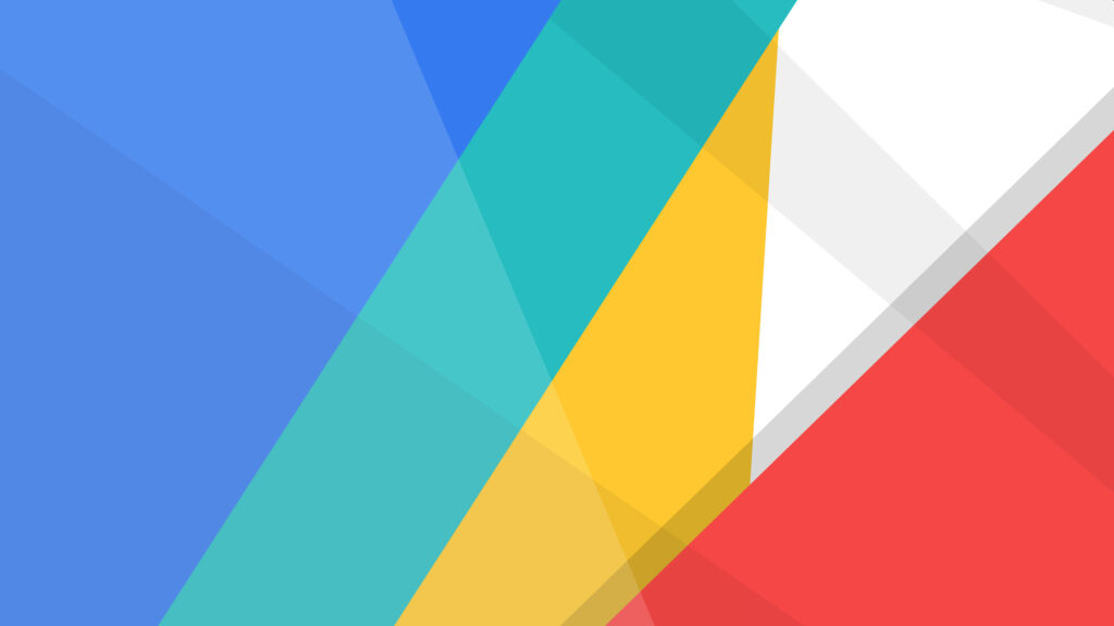 Vibrant Geometric Shapes: A Dynamic Material Background Wallpaper