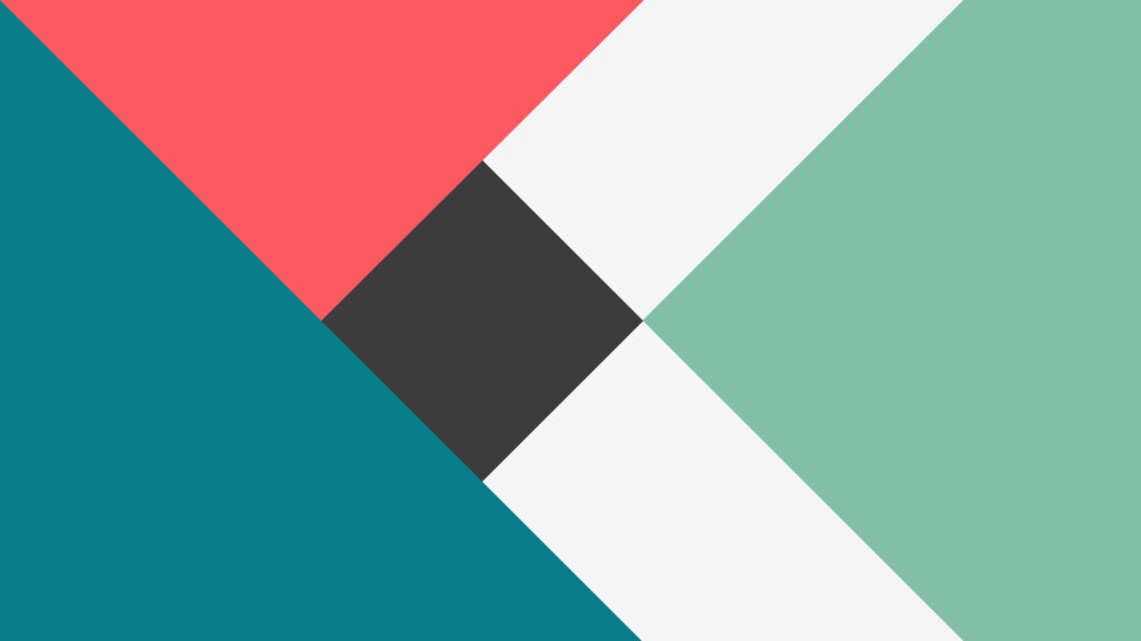 Vibrant Geometric Wallpaper: Overlapping Triangles & Quadrilaterals