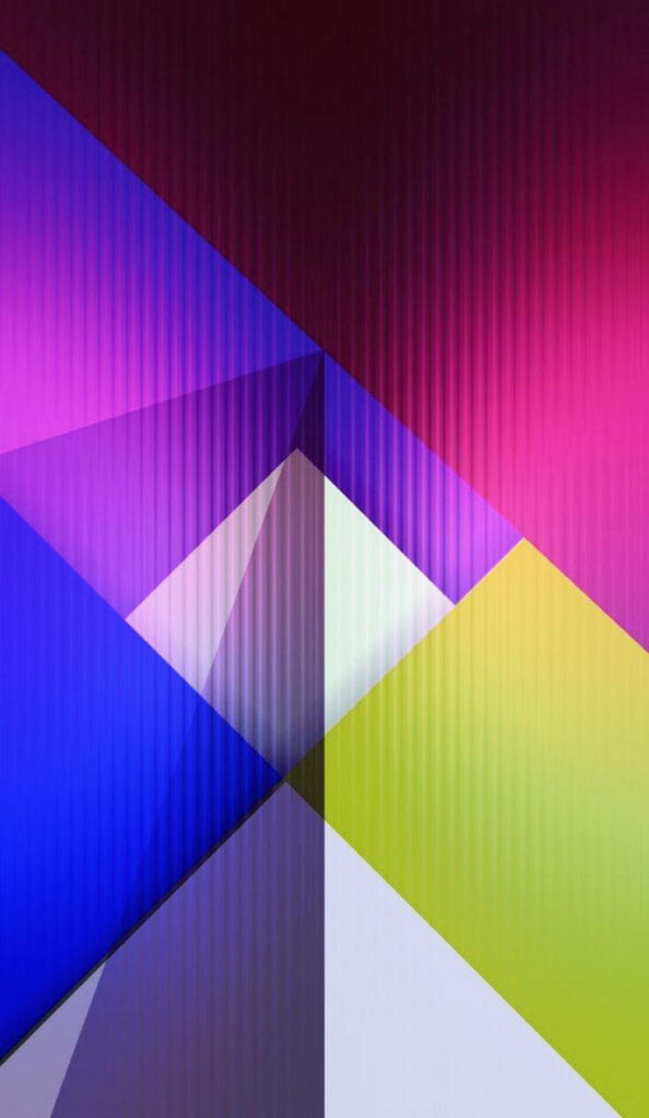 Vibrant Geometric Triangle Wallpaper for Samsung M21 Background