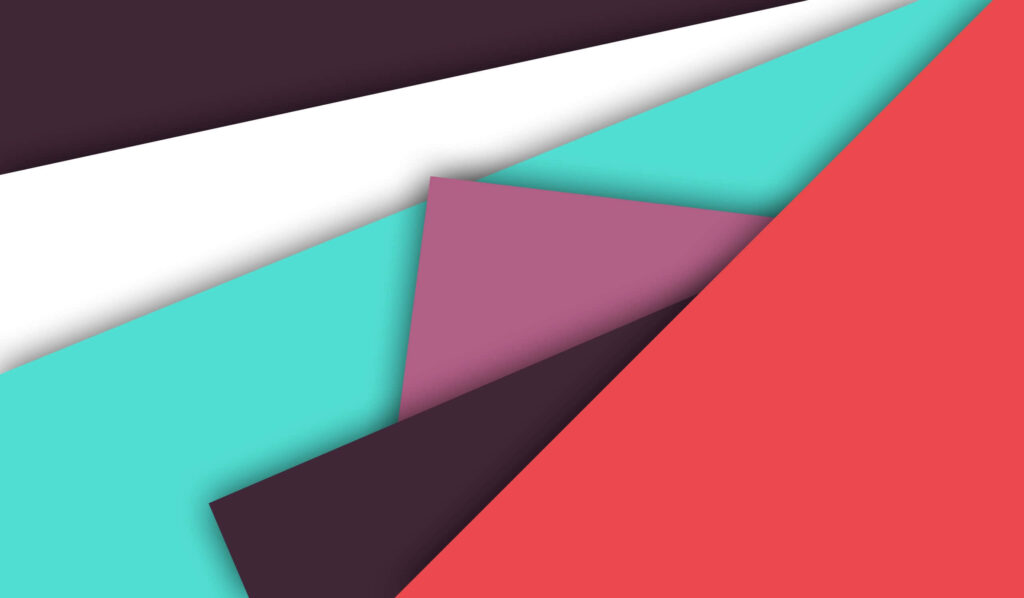 Vibrant Geometric Wallpaper: Bold Colors & Minimalist Design
