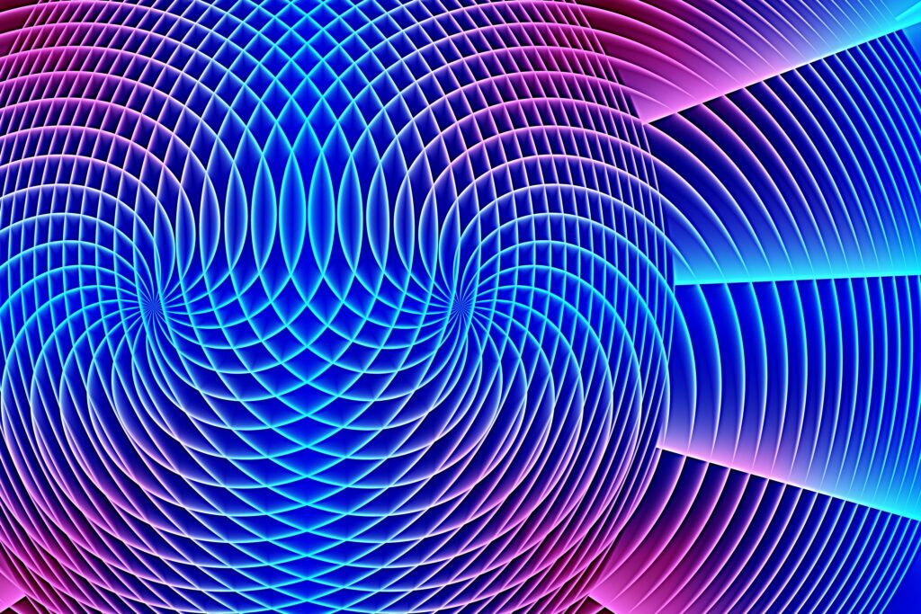 Vibrant Geometric Wallpaper: Mesmerizing 3D Plexus Design Background