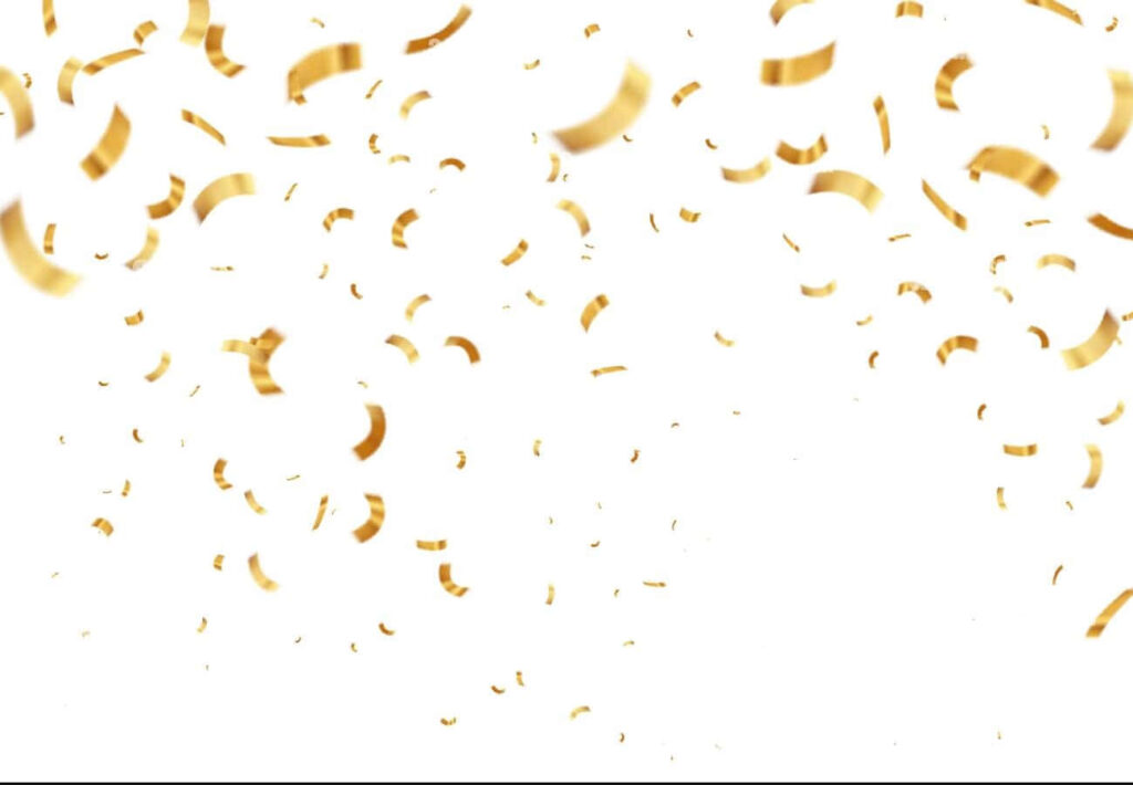 Vibrant Gold Confetti: Elevate Your Occasion with Sparkle and Glamour! Wallpaper