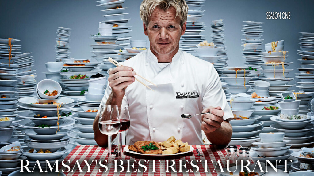 Vibrant Gordon Ramsay Wallpaper: Culinary Atmosphere & Dining Scene