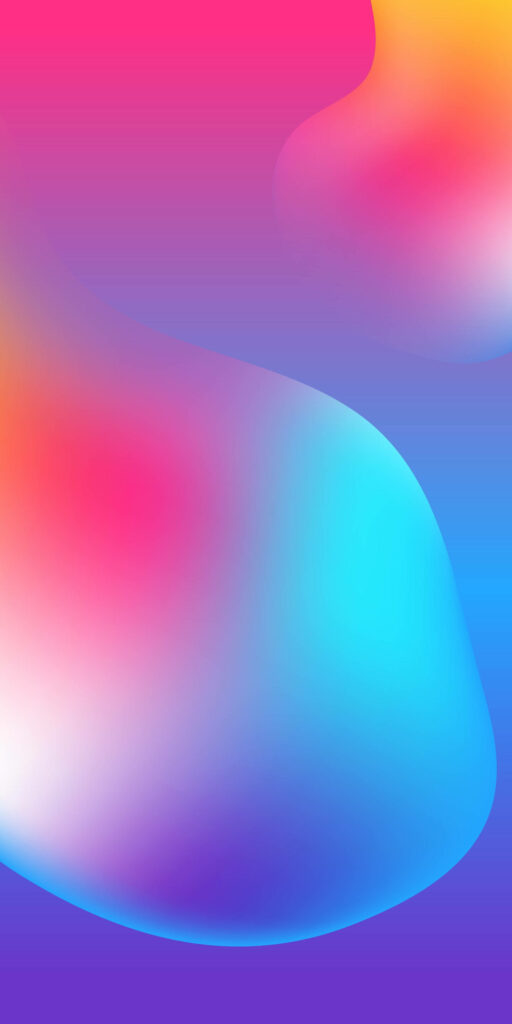 Vibrant Gradient Wallpaper: Colorful Fluid Abstract Design Background
