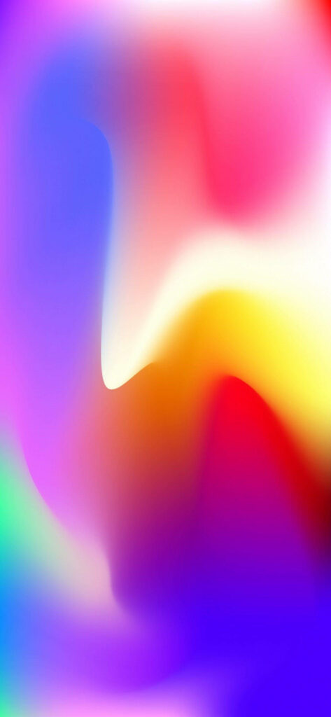 Colorful Gradient Wallpaper Background - Abstract iOS 12 Style