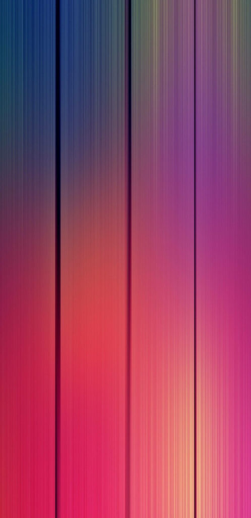 Vibrant Gradient Stripe Wallpaper: Colorful Wooden Panel Illusion