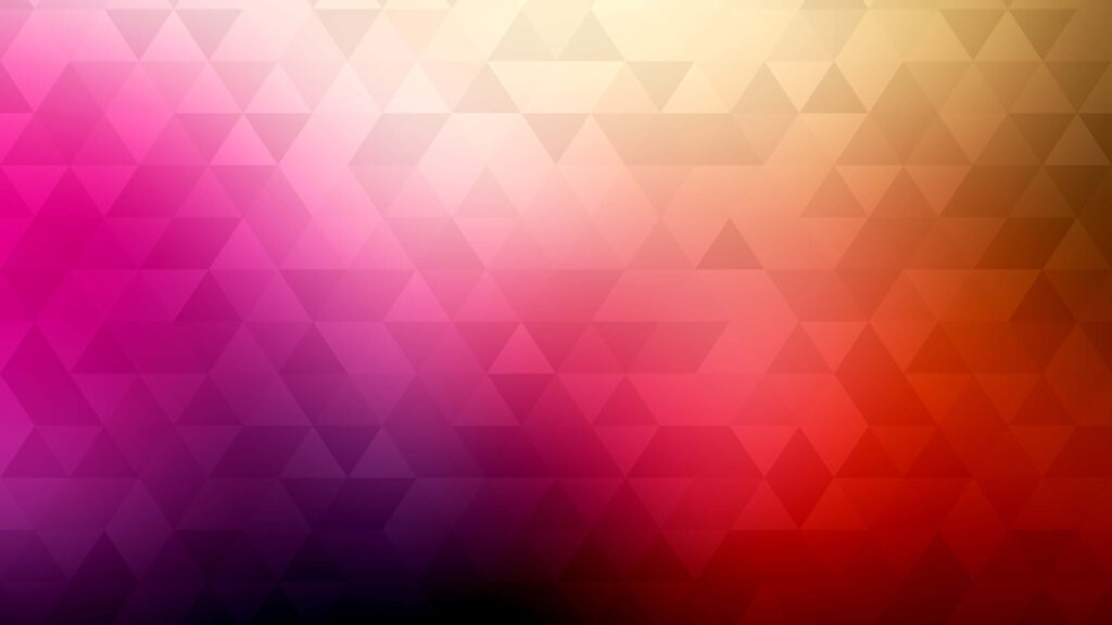 Vibrant Gradient Wallpaper with Modern Geometric Triangle Pattern