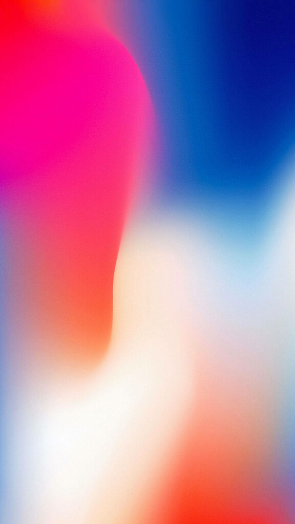 Vibrant Gradient Wallpaper for iPhone: Blue, Red & White Design