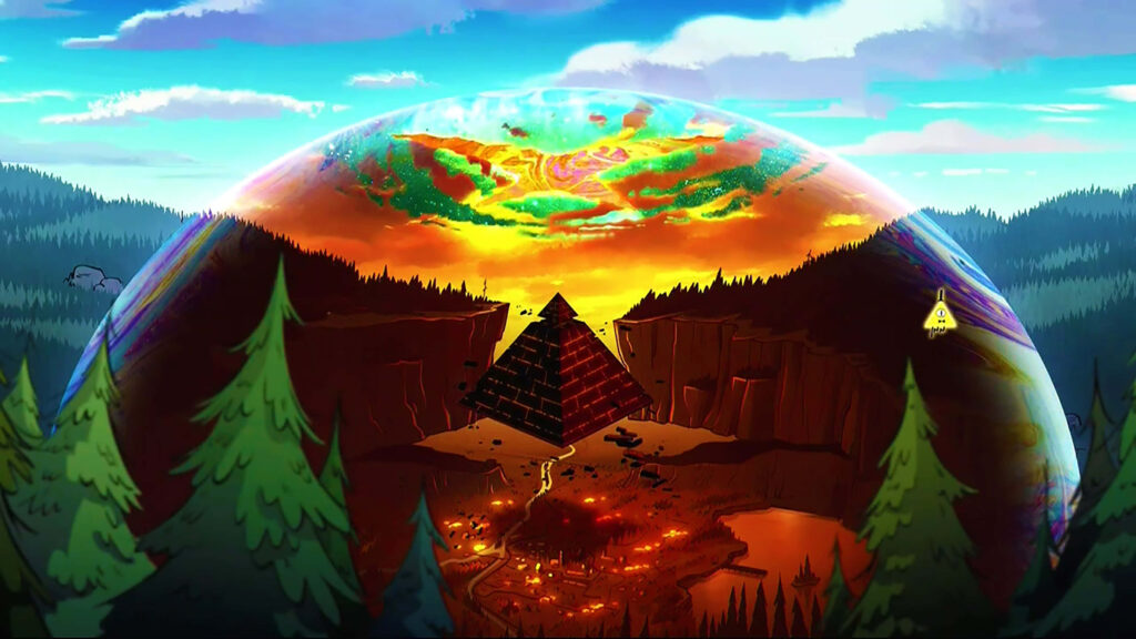 Vibrant Gravity Falls Wallpaper: Surreal Landscapes & Adventure