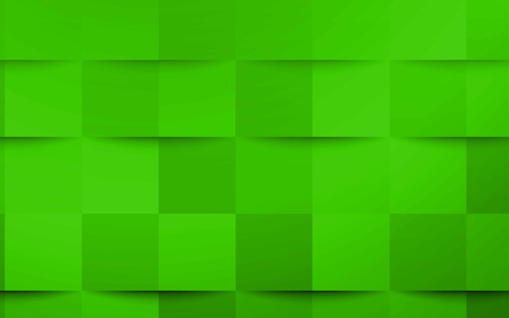Vibrant Green Cubes: A Stunning 3D Abstraction in a Mosaic Texture Wallpaper
