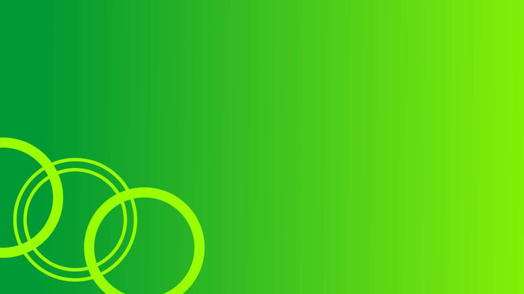 Vibrant Green Circle Wallpaper: Modern Gradient Background Design