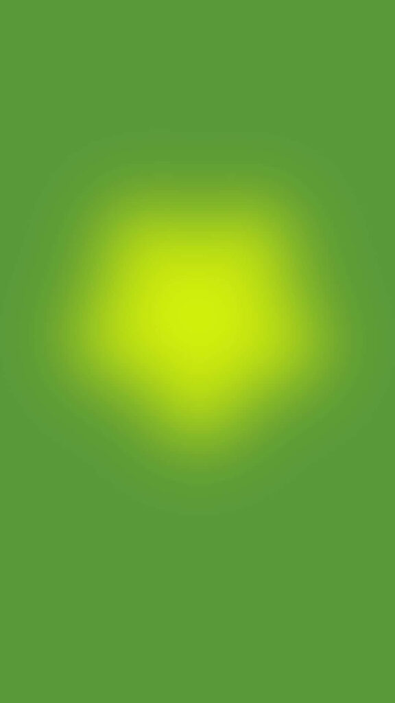 Vibrant Green Gradient Wallpaper with Glowing Yellow Center