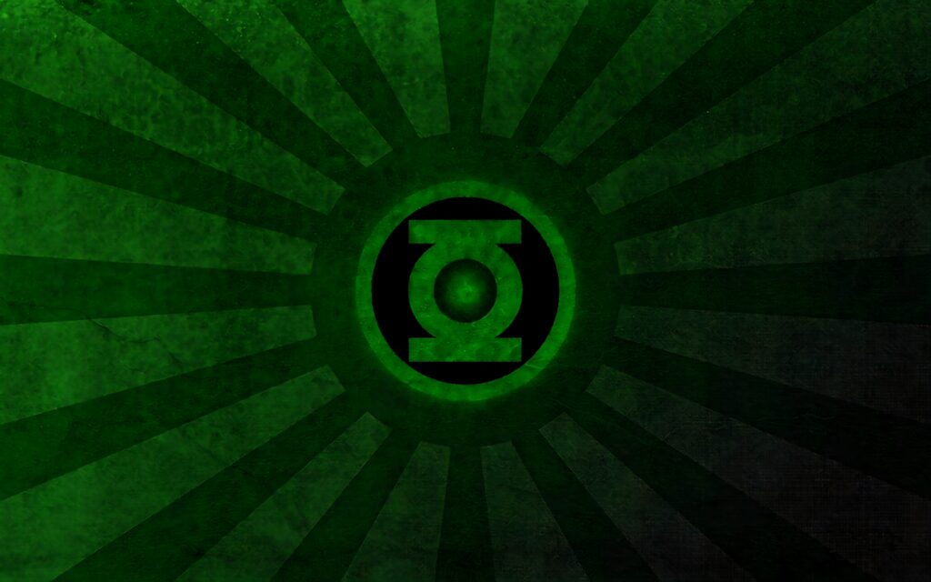 Vibrant Green Lantern Logo Wallpaper: Power & Legacy Background