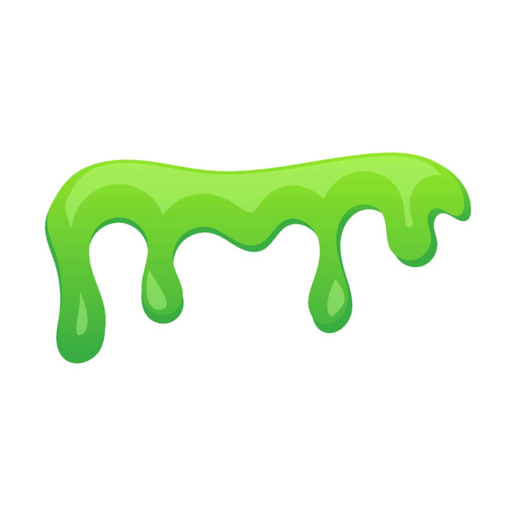 Vibrant green slime vector cartoon drip with smooth highlights on white background wallpaper